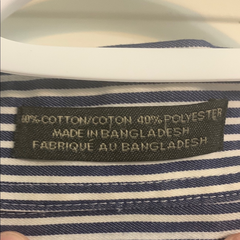 Arrow Classic Blue Striped Men's Shirt - Picture 3 of 8